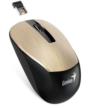 Genius NX-7015/ 1600 dpi/ Blue-Eye senzor/ bezdrátová/ zlatá Genius NX-7015/ 1600 dpi/ Blue-Eye senzor/ bezdrátová/ zlatá