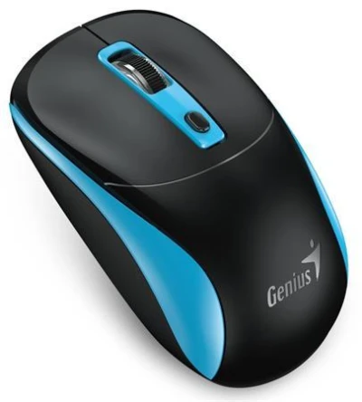 Genius NX-7123 Myš, bezdrátová, optická, 1200DPI, 4 tlačítka, Copilot, 2,4GHz, USB-A, 1× AA baterie, černo-modrá Genius NX-7123 Myš, bezdrátová, optická, 1200DPI, 4 tlačítka, Copilot, 2,4GHz, USB-A, 1× AA baterie, černo-modrá