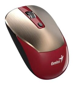 Genius NX-7125 Myš, bezdrátová, optická, 1200DPI, 4 tlačítka, Copilot, 2,4GHz, USB-A, 1× AA baterie, červeno-zlatá Genius NX-7125 Myš, bezdrátová, optická, 1200DPI, 4 tlačítka, Copilot, 2,4GHz, USB-A, 1× AA baterie, červeno-zlatá