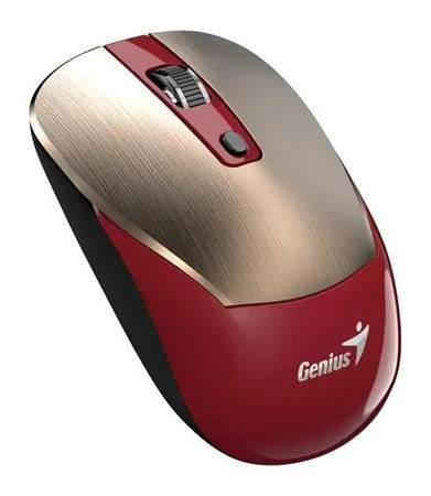 Genius NX-7125 Myš, bezdrátová, optická, 1200DPI, 4 tlačítka, Copilot, 2,4GHz, USB-A, 1× AA baterie, červeno-zlatá Genius NX-7125 Myš, bezdrátová, optická, 1200DPI, 4 tlačítka, Copilot, 2,4GHz, USB-A, 1× AA baterie, červeno-zlatá