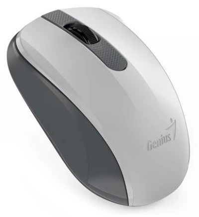 Genius NX-8008S, Myš, bezdrátová, optická, 1200dpi, 3 tlačítka, USB, bílo-šedá Genius NX-8008S, Myš, bezdrátová, optická, 1200dpi, 3 tlačítka, USB, bílo-šedá