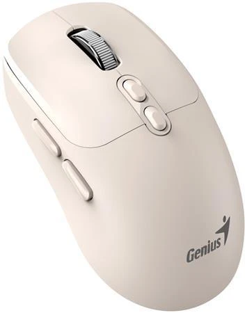 Genius NX-8080S BT Myš, bezdrátová, optická, 1600DPI, 7 tlačítek, tichá, Copilot, 2,4GHz, Bluetooth 5.3, béžová Genius NX-8080S BT Myš, bezdrátová, optická, 1600DPI, 7 tlačítek, tichá, Copilot, 2,4GHz, Bluetooth 5.3, béžová
