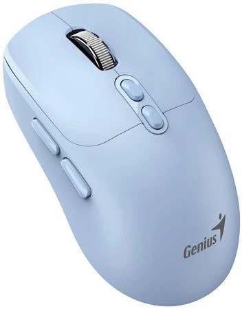 Genius NX-8080S BT Myš, bezdrátová, optická, 1600DPI, 7 tlačítek, tichá, Copilot, 2,4GHz, Bluetooth 5.3, modrá Genius NX-8080S BT Myš, bezdrátová, optická, 1600DPI, 7 tlačítek, tichá, Copilot, 2,4GHz, Bluetooth 5.3, modrá