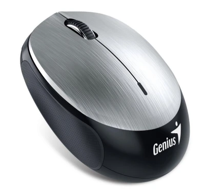Genius NX-9000BT/ Bluetooth 4.0/ 1200 dpi/ bezdrátová/ dobíjecí baterie/ stříbrná Genius NX-9000BT/ Bluetooth 4.0/ 1200 dpi/ bezdrátová/ dobíjecí baterie/ stříbrná