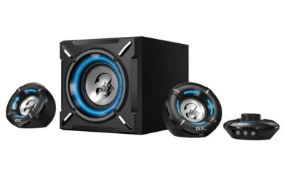 Genius repro GX GAMING SW-G2.1 1000, herní, podsvícené, 2.1, 26W, černo-modré Genius repro GX GAMING SW-G2.1 1000, herní, podsvícené, 2.1, 26W, černo-modré