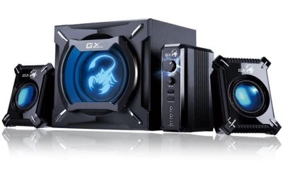 Genius Repro GX GAMING SW-G2.1 2000 v2, Reproduktory, herní, 2.1, 45W, černé, v2 Genius Repro GX GAMING SW-G2.1 2000 v2, Reproduktory, herní, 2.1, 45W, černé, v2