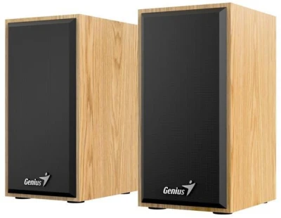 Genius Repro SP-HF180, 2.0, 6W, USB napájení, 3,5mm jack, světlé dřevo Genius Repro SP-HF180, 2.0, 6W, USB napájení, 3,5mm jack, světlé dřevo
