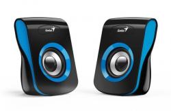 GENIUS repro SP-Q180, 2.0, 6W, USB napájení, 3,5mm jack, černo-modré GENIUS repro SP-Q180, 2.0, 6W, USB napájení, 3,5mm jack, černo-modré