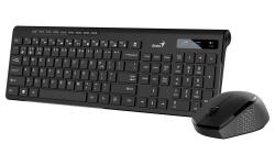Genius SlimStar 8230 Set klávesnice a myši, bezdrátový, CZ+SK layout, Bluetooth, 2,4GHz, USB, černá Genius SlimStar 8230 Set klávesnice a myši, bezdrátový, CZ+SK layout, Bluetooth, 2,4GHz, USB, černá