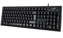 Genius Smart KB-100, Klávesnice, drátová, USB, CZ+SK layout, SmartGenius aplikace, Copilot klávesa, černá