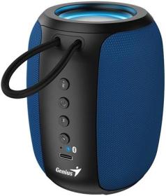 Genius SP-915BT Reproduktor, bezdrátový, Bluetooth, 5W, LED podsv.,USB-C,výdrž až 6 hod.,mikrofon, podpora Copilot,modro-černá Genius SP-915BT Reproduktor, bezdrátový, Bluetooth, 5W, LED podsv.,USB-C,výdrž až 6 hod.,mikrofon, podpora Copilot,modro-černá