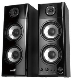 Genius SP-HF1800A v2 , Reproduktory, 2.0, 60W, dřevěné, černé Genius SP-HF1800A v2 , Reproduktory, 2.0, 60W, dřevěné, černé