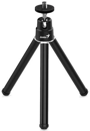 Genius Tripod 1, Stativ, vytažený 25,1cm, pro webkamery, chytré telefony a fotoaparáty, kovový, černý Genius Tripod 1, Stativ, vytažený 25,1cm, pro webkamery, chytré telefony a fotoaparáty, kovový, černý