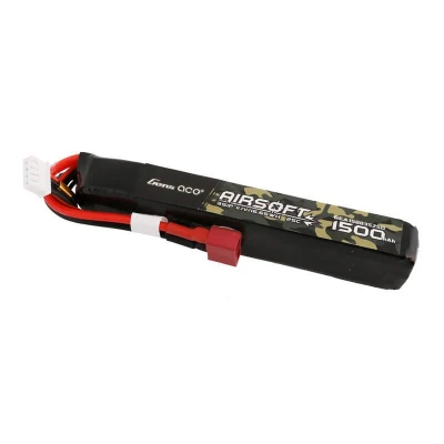 Gens Ace 25C 1500mAh 3S1P 11.1V Airsoft Gun Lipo baterie s T konektorem Gens Ace 25C 1500mAh 3S1P 11.1V Airsoft Gun Lipo baterie s T konektorem