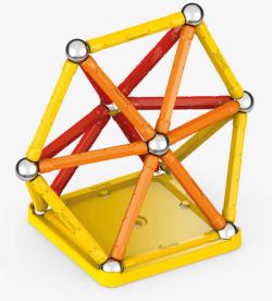 GEOMAG Classic oranžová 42 dílků Eko magnetická (stavebnice)