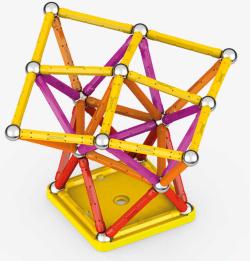 GEOMAG Classic oranžová 93 dílků Eko magnetická (stavebnice)