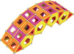 GEOMAG Classic Panels oranžová 388 dílků Eko magnetická (stavebnice)