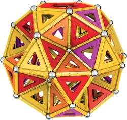 GEOMAG Classic Panels oranžová 388 dílků Eko magnetická (stavebnice)