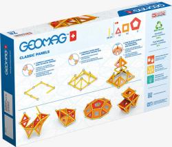 GEOMAG Classic Panels oranžová 78 dílků Eko magnetická (stavebnice)