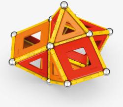 GEOMAG Classic Panels oranžová 78 dílků Eko magnetická (stavebnice)