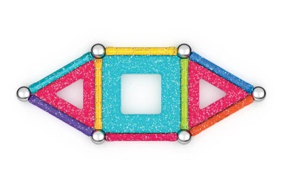 Geomag Glitter 22 dílků třpytivá Eko magnetická (stavebnice)