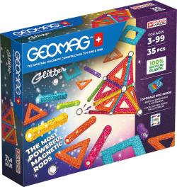 GEOMAG Glitter 35 dílků třpytivá Eko magnetická (stavebnice) GEOMAG Glitter 35 dílků třpytivá Eko magnetická (stavebnice)