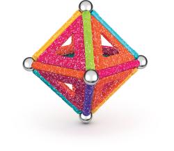 GEOMAG Glitter 35 dílků třpytivá Eko magnetická (stavebnice)