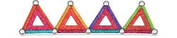 GEOMAG Glitter 35 dílků třpytivá Eko magnetická (stavebnice)