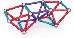 GEOMAG Glitter 60 dílků třpytivá Eko magnetická (stavebnice)