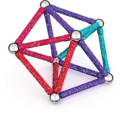 GEOMAG Glitter 60 dílků třpytivá Eko magnetická (stavebnice)