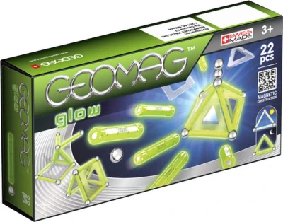 Geomag Glow 22 dílků ve tmě svítící magnetická (stavebnice)