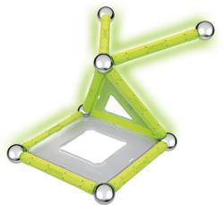 GEOMAG Glow 22 dílků ve tmě svítící magnetická (stavebnice)