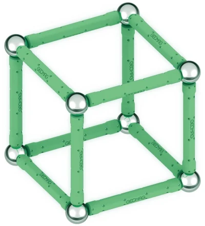 Geomag Glow 25 dílků ve tmě svítící Eko magnetická (stavebnice)
