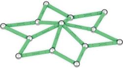 GEOMAG Glow 42 dílků ve tmě svítící Eko magnetická (stavebnice)