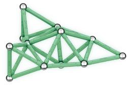 GEOMAG Glow 60 dílků ve tmě svítící Eko magnetická (stavebnice)