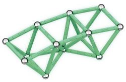 GEOMAG Glow 60 dílků ve tmě svítící Eko magnetická (stavebnice)