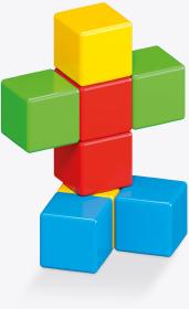 GEOMAG Magicube Green Line Eco kostky barevné 8ks (stavebnice)