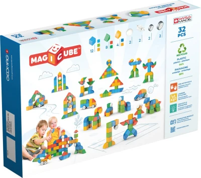 Geomag Magicube Shapes baby magnetická stavebnice 32 dílků