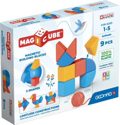 Geomag Magicube Shapes baby magnetická stavebnice 9 dílků