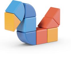 GEOMAG Magicube Shapes baby magnetická stavebnice 9 dílků