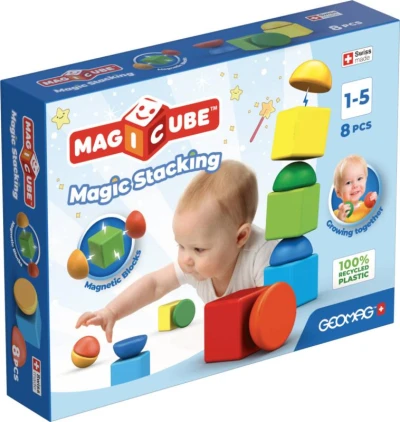 Geomag Magicube Stacking baby magnetická stavebnice 8 dílků