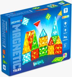 Geomag Magnetic Tiles Gems 16 dielikov magnetická (stavebnica) Geomag Magnetic Tiles Gems 16 dielikov magnetická (stavebnica)
