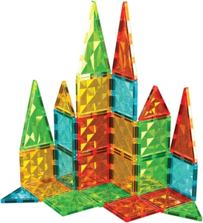 Geomag Magnetic Tiles Gems 60 dílků magnetická (stavebnice)