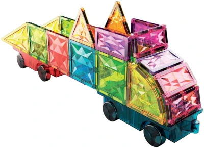 Geomag Magnetic Tiles Gems Auta 24 dílků magnetická (stavebnice)