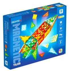 Geomag Magnetic Tiles Gems raketa 32 dielikov magnetická (stavebnica)