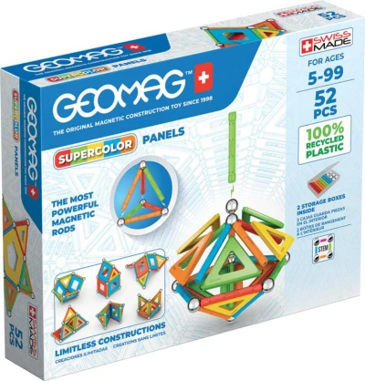 Geomag Supercolor Panels 52 dílků Eko magnetická (stavebnice)