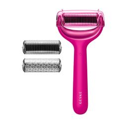 Geske GK000043MG01 magenta silikonové microneedle váleček na obličej a tělo 8v1 s aplikací