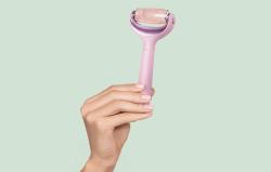 Geske MicroNeedle FaceBody Roller 9in1 růžové masážní zařízení na pleť a tělo
