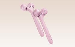 Geske GK000040PK01 růžové 4v1 sonický masážní váleček na obličej s aplikací