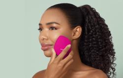 Geske Sonic Warm & Cool Mask 9in1 magenta obličejový masážní přístroj